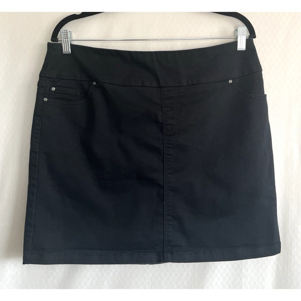 S.C. & CO. Skort Black Activewear Mini Skirt Size Large